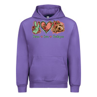 Tulip Peace Love Cockapoo Urban Hoodie - Jasminsmagicworld