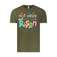 Vintage Olive easter he is not here for he has risen just as he Vintage Tee - LillyAllenDesigns
