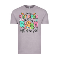 Easter He Is Not Here For He Has Risen Just As He Vintage Tee | Teevron