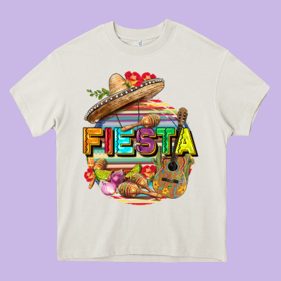 Fiesta Heavy Core Tee Designed By Fadigitalartstudio