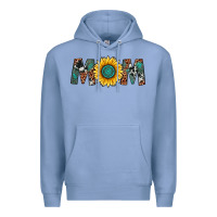 Colony Blue sunflower mom Premium Hoodie - Artiststas