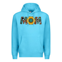 Ocean Blue sunflower mom Premium Hoodie - Artiststas