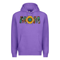 Purple sunflower mom Premium Hoodie - Artiststas