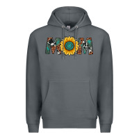 Rock sunflower mom Premium Hoodie - Artiststas