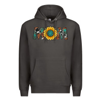 Smoke sunflower mom Premium Hoodie - Artiststas