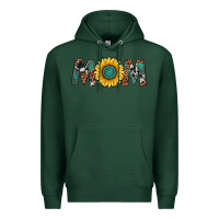 Sports Green sunflower mom Premium Hoodie - Artiststas