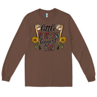 Chestnut little sister biggest fan Long Sleeve Tee - CowhideDigitalArt