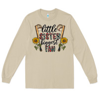 Mushroom little sister biggest fan Long Sleeve Tee - CowhideDigitalArt