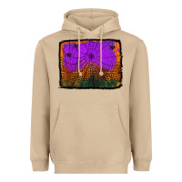 Mushroom halloween spider web background Heavyweight Hoodie - Jasminsmagicworld
