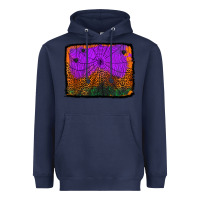 Navy halloween spider web background Heavyweight Hoodie - Jasminsmagicworld