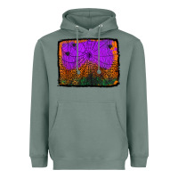 Sage halloween spider web background Heavyweight Hoodie - Jasminsmagicworld