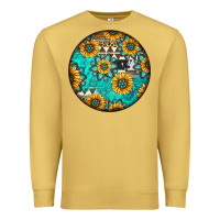Antique Gold Round western pattern Premium Sweatshirt - Jasminsmagicworld