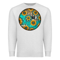 Oatmeal Heather Round western pattern Premium Sweatshirt - Jasminsmagicworld