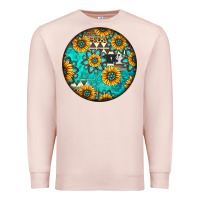 Pale Pink Round western pattern Premium Sweatshirt - Jasminsmagicworld