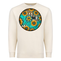 Sandshell Round western pattern Premium Sweatshirt - Jasminsmagicworld