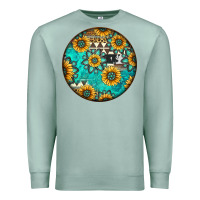 Seafoam Round western pattern Premium Sweatshirt - Jasminsmagicworld