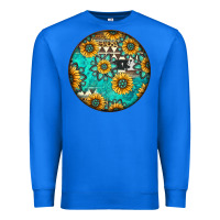 True Royal Round western pattern Premium Sweatshirt - Jasminsmagicworld