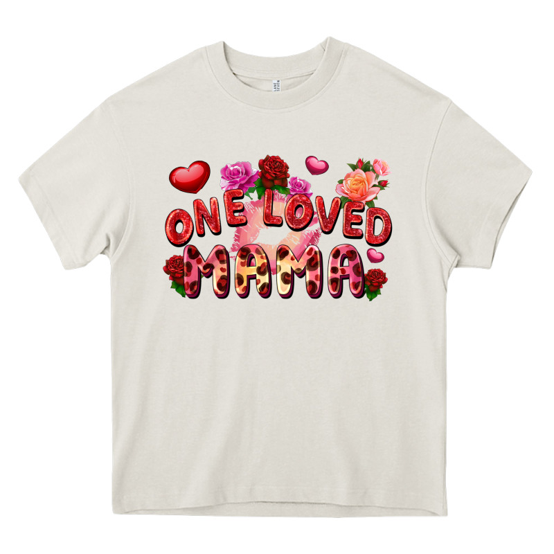 One Loved Mama Valentine's Day Heavy Core Tee by FaDigitalArtStudio | Teevron