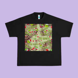 The Grinch Seamless Urban Heavy Tee Designed By Cowhidedigitalart