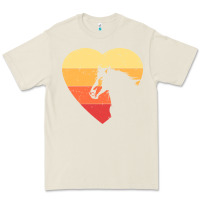 Bone Vintage Heart Horse Equestrian | Horse lover Premium Tee - linhVisuals