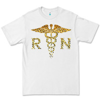 White rn registered nurse leopard lovely nursing student t shirt Premium Tee - linhVisuals