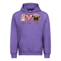 Tulip Peace Love Pugs Urban Hoodie - Jasminsmagicworld