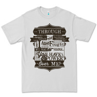 Dove Grey labyrinth words Premium Tee - linhVisuals