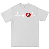 Dove Grey my heart beats for golf Premium Tee - linhVisuals