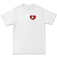 White my heart beats for golf Premium Tee - linhVisuals