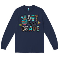 Navy out fifth grade Long Sleeve Tee - CowhideDigitalArt