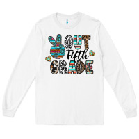 White out fifth grade Long Sleeve Tee - CowhideDigitalArt
