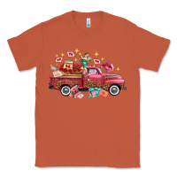 Copper Western Valentines Day Truck Photography Love Side Classic Tee - FaDigitalArtStudio
