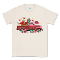 Natural Western Valentines Day Truck Photography Love Side Classic Tee - FaDigitalArtStudio