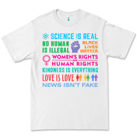 White science is real , black lives matter , love is love , equality , kindn Premium Tee - linhVisuals