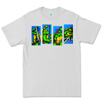 Dove Grey arcade turtles Premium Tee - linhVisuals