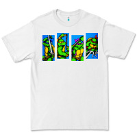 White arcade turtles Premium Tee - linhVisuals