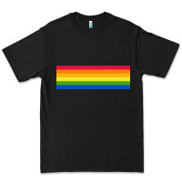 Black polaroid color spectrum horizontal Premium Tee - linhVisuals