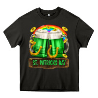 Asphalt St. Patrick's Day beer Heavy Core Tee - OliviaCreatesArt