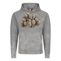 Brown Flowered Cactus Vintage Hoodie | Teevron