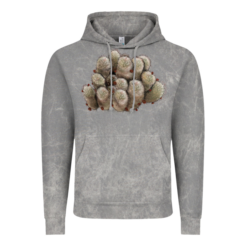 Brown Flowered Cactus Vintage Hoodie by LillyAllenDesigns | Teevron