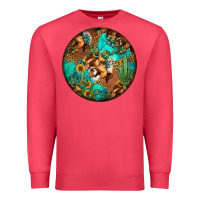 Cardinal western pattern circle Premium Sweatshirt - Jasminsmagicworld