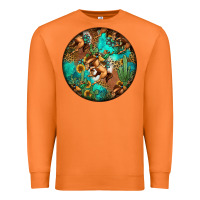 Carrot western pattern circle Premium Sweatshirt - Jasminsmagicworld