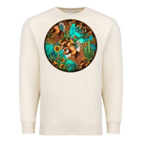 Sandshell western pattern circle Premium Sweatshirt - Jasminsmagicworld