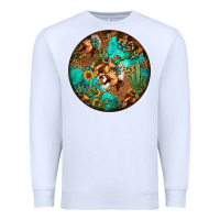 White western pattern circle Premium Sweatshirt - Jasminsmagicworld