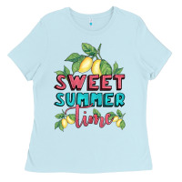 Baby Blue sweet summer time lemonade Ladies Tee - BundleAndBundleShop