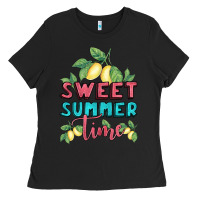Black sweet summer time lemonade Ladies Tee - BundleAndBundleShop