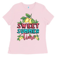 Bubblegum Pink sweet summer time lemonade Ladies Tee - BundleAndBundleShop