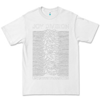 White joy division Premium Tee - linhVisuals