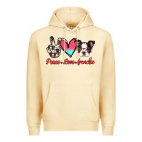 Pina Colada Peace Love Frenchie Premium Hoodie - Jasminsmagicworld