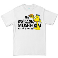 White mellow mushroom Premium Tee - linhVisuals